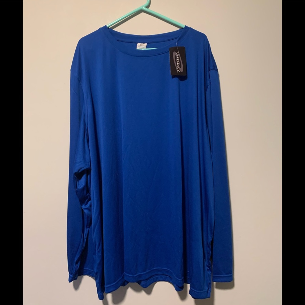 Ultra Club Cool and Dry Performance Longe Sleeve  Tee Shirt Sz 6XL